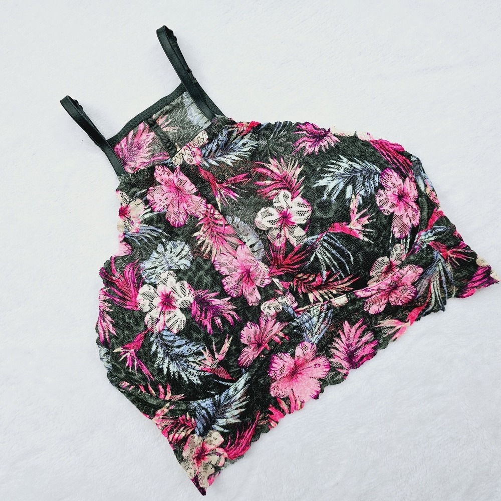 Victoria's Secret Pink Bra Push Up Lace Bra Pullover Wire Support Small